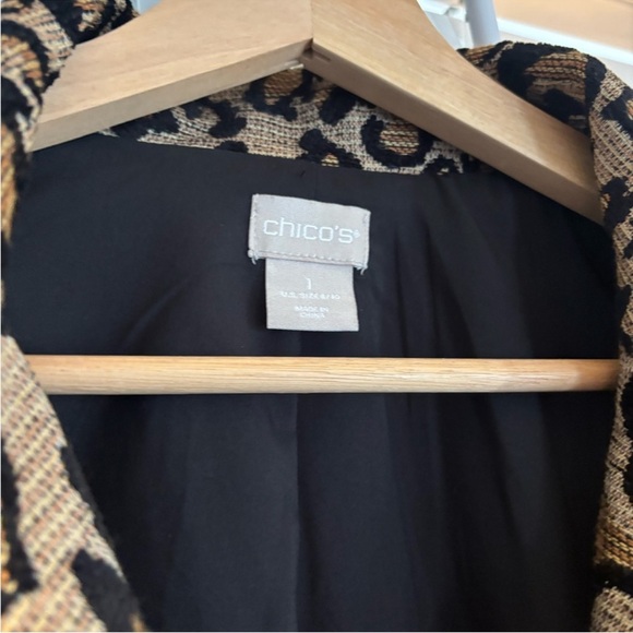 Chico's Leopard Pattern Jacket - Picture 3 of 10